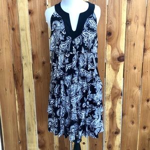 WHBM Flapper Style Tiered Dress size Medium